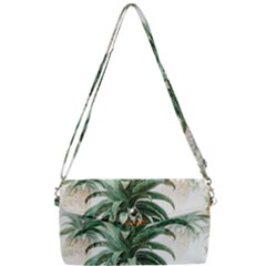Pineapple Pattern Background Seamless Vintage Removable Strap Clutch Bag