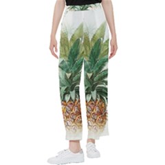Pineapple Pattern Background Seamless Vintage Women s Pants 