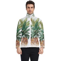 Pineapple Pattern Background Seamless Vintage Men s Bomber Jacket