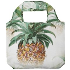 Pineapple Pattern Background Seamless Vintage Foldable Grocery Recycle Bag