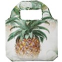 Pineapple Pattern Background Seamless Vintage Foldable Grocery Recycle Bag View1