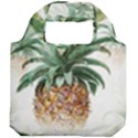 Pineapple Pattern Background Seamless Vintage Foldable Grocery Recycle Bag View2