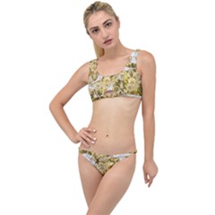 Dove Flowers Pattern Birds Flying Wings Animals The Little Details Bikini Set by Wegoenart