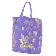 Flowers Petals Bouquet Stem Floral Pattern Giant Grocery Tote