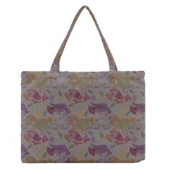 Pattern Armenian Birds Zipper Medium Tote Bag by Gohar