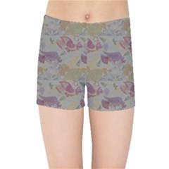 Pattern Armenian Birds Kids  Sports Shorts by Gohar