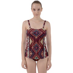 Gorg-new-all Twist Front Tankini Set by Gohar