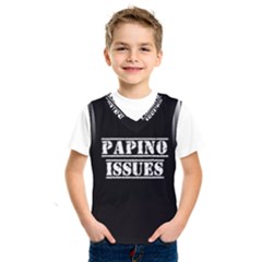 Papino Issues - Italian Humor Kids  Basketball Tank Top by ConteMonfrey