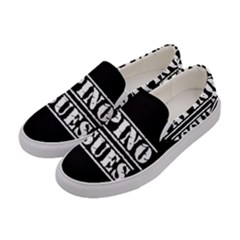 Papino Issues - Italian Humor Women s Canvas Slip Ons by ConteMonfrey