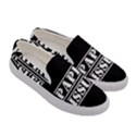 Papino Issues - Italian humor Women s Canvas Slip Ons View3