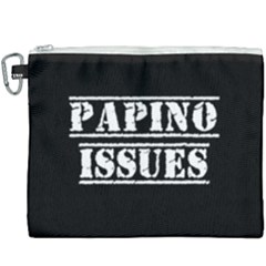 Papino Issues - Italian Humor Canvas Cosmetic Bag (xxxl) by ConteMonfrey