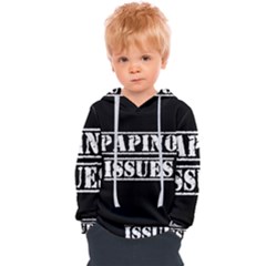 Papino Issues - Italian Humor Kids  Overhead Hoodie by ConteMonfrey