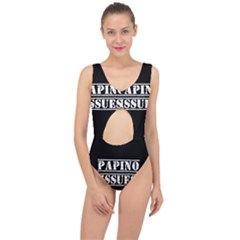 Papino Issues - Italian Humor Center Cut Out Swimsuit by ConteMonfrey