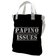 Papino Issues - Italian Humor Canvas Messenger Bag by ConteMonfrey