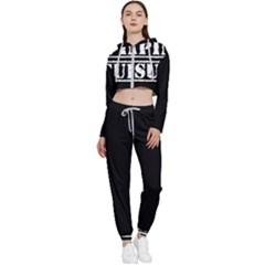 Papino Issues - Italian Humor Cropped Zip Up Lounge Set