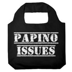 Papino Issues - Italian Humor Premium Foldable Grocery Recycle Bag by ConteMonfrey