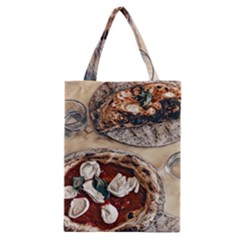 Pizza And Calzone Classic Tote Bag by ConteMonfrey