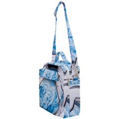 Silver Framed Washing Machine Animated Crossbody Day Bag