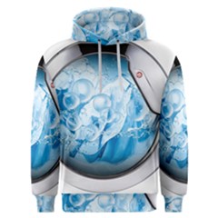 Silver Framed Washing Machine Animated Men s Overhead Hoodie