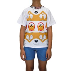 IM Fourth Dimension Colour 100 Kids  Short Sleeve Swimwear