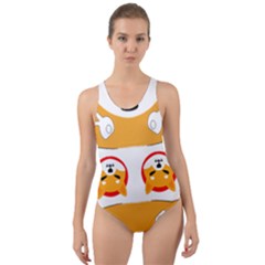 IM Fourth Dimension Colour 100 Cut-Out Back One Piece Swimsuit