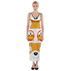 IM Fourth Dimension Colour 100 Fitted Maxi Dress