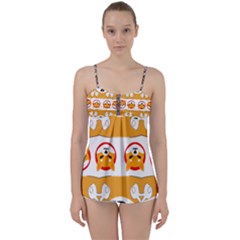 IM Fourth Dimension Colour 100 Babydoll Tankini Set