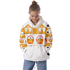 IM Fourth Dimension Colour 100 Kids  Oversized Hoodie