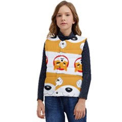 IM Fourth Dimension Colour 100 Kid s Short Button Up Puffer Vest	