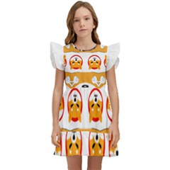 IM Fourth Dimension Colour 100 Kids  Winged Sleeve Dress