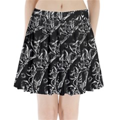 Skeletal Fractals Pleated Mini Skirt by MRNStudios