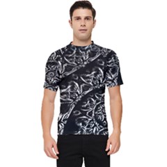 Skeletal Fractals Men s Short Sleeve Rash Guard by MRNStudios