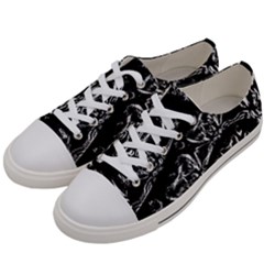 Skeletal Fractals Women s Low Top Canvas Sneakers by MRNStudios