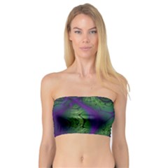 Abstract Fractal Art Pattern Bandeau Top