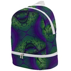 Abstract Fractal Art Pattern Zip Bottom Backpack