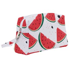 Watermelon Seamless Pattern Wristlet Pouch Bag (large) by Jancukart