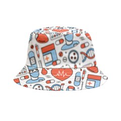 Medical Icons Square Seamless Pattern Bucket Hat by Jancukart