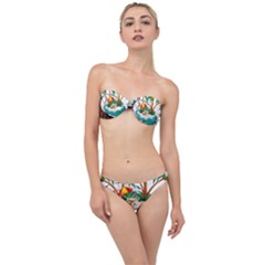 Coconut And Holiday Beach Food Classic Bandeau Bikini Set