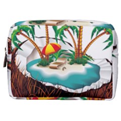 Coconut And Holiday Beach Food Make Up Pouch (medium)