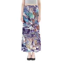 Abstract Cross Currents Full Length Maxi Skirt