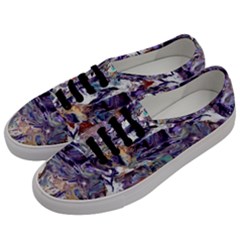 Abstract Cross Currents Men s Classic Low Top Sneakers by kaleidomarblingart