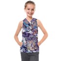 Abstract cross currents Kids  Sleeveless Hoodie View1