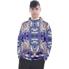 Amethyst Repeats Men s Pullover Hoodie by kaleidomarblingart