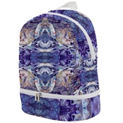 Amethyst Repeats Zip Bottom Backpack by kaleidomarblingart