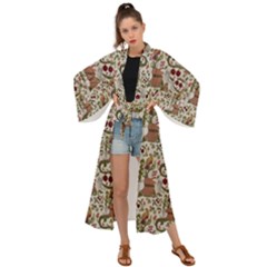 Architecture Ornaments Maxi Kimono