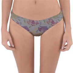 Pattern-tsit Reversible Hipster Bikini Bottoms by Gohar