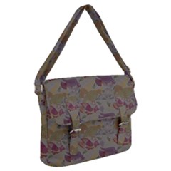 Pattern-tsit Buckle Messenger Bag by Gohar