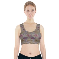 Pattern-tsit Sports Bra With Pocket by Gohar