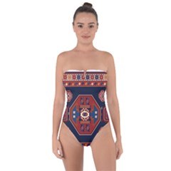 Armenian Carpet Tie Back One Piece Swimsuit