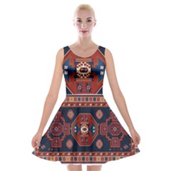 Armenian Carpet Velvet Skater Dress by Gohar